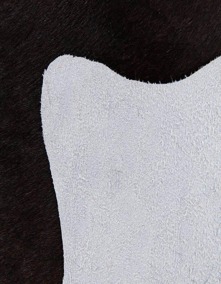 Detail image of 1' 8 x 2' 7 Cowhide Leather Rug
