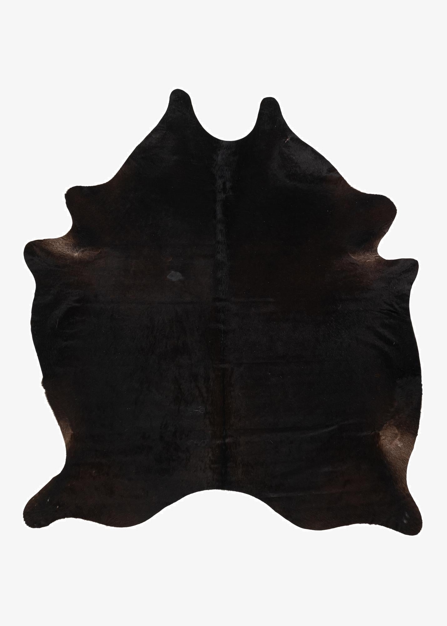 6' 9 x 7' 4 Cowhide Leather Rug