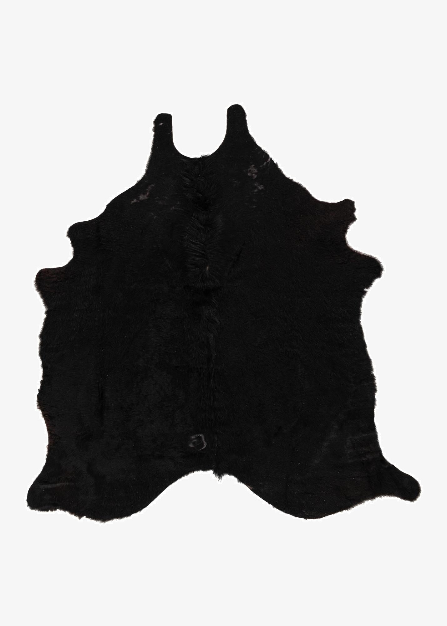 5' 5 x 6' 9 Cowhide Leather Rug