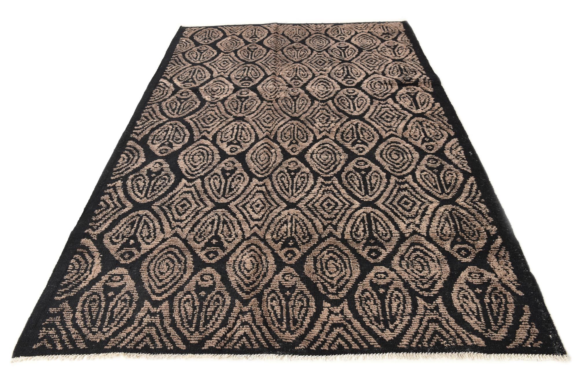 6' 6 x 9' 8 Hand Knotted Darya Wool Rug