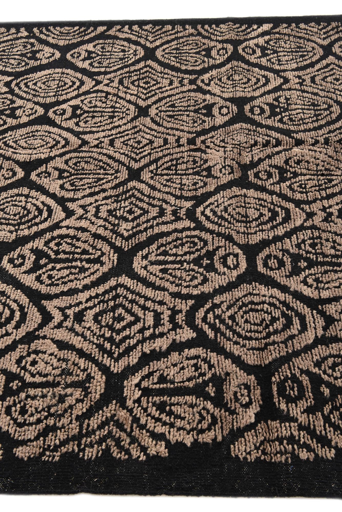 6' 6 x 9' 8 Hand Knotted Darya Wool Rug