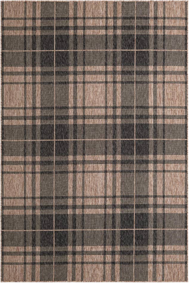 Detail image of 6' x 9' Easy-Clean Checkered Indoor / Outdoor Rug