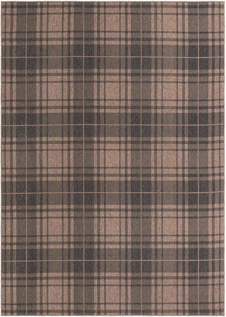 10' x 13' Easy-Clean Checkered Indoor / Outdoor Rug