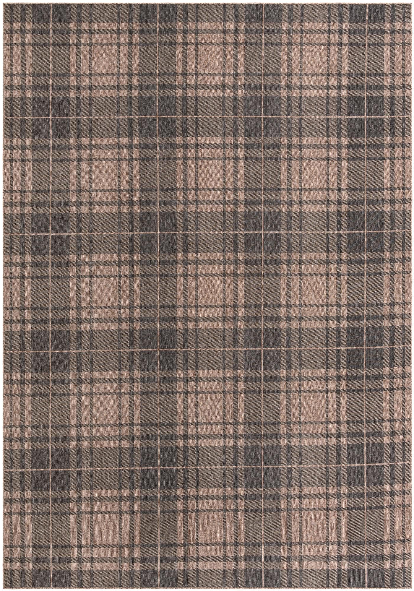 10' x 14'  Washable Checkered Indoor / Outdoor Rug