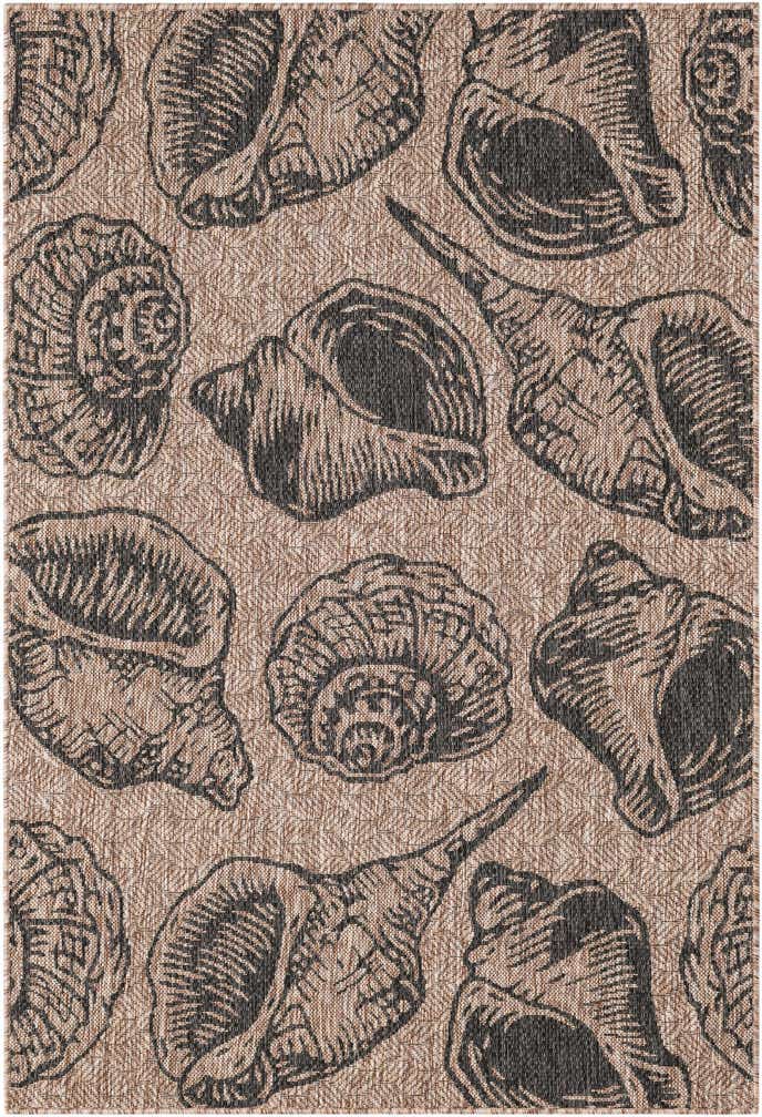 4' x 6' Easy-Clean Coastal Indoor / Outdoor Rug