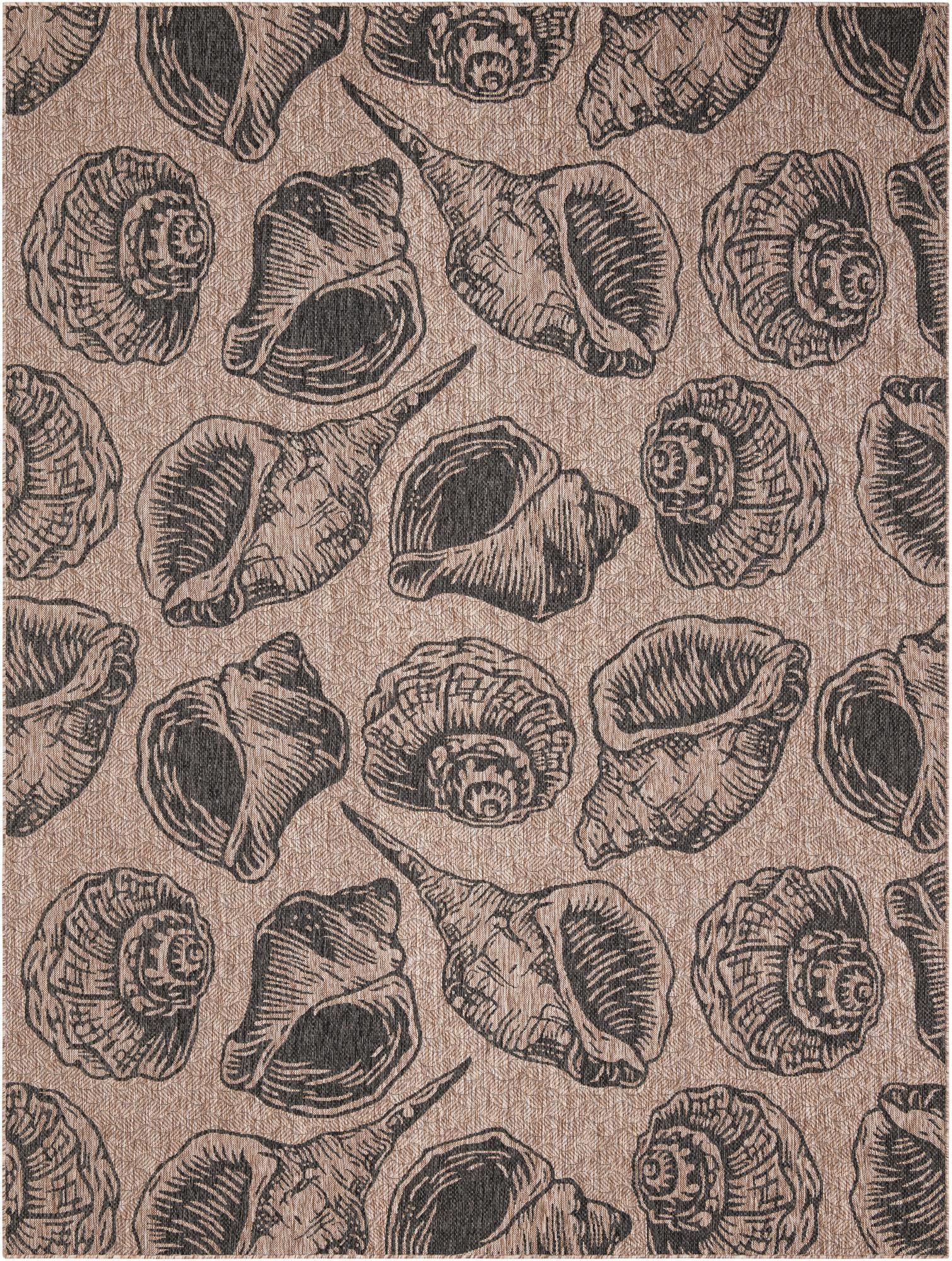 9' x 12' Easy-Clean Coastal Indoor / Outdoor Rug