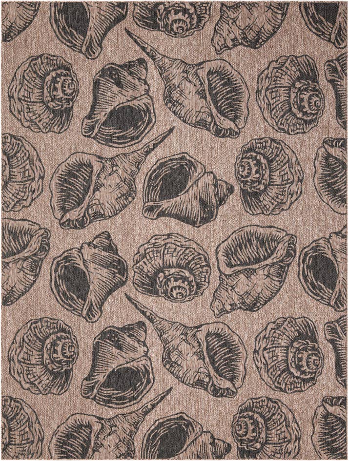 Detail image of 9' x 12' Easy-Clean Coastal Indoor / Outdoor Rug