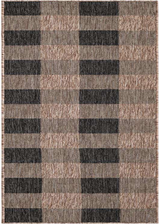2' x 8' Easy-Clean Checkered Indoor / Outdoor Runner Rug