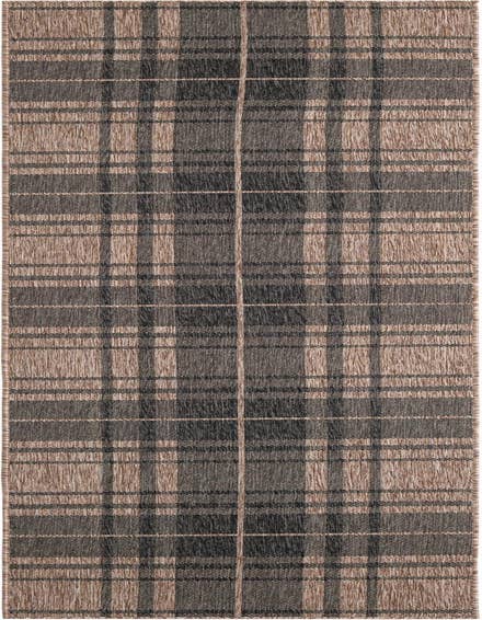 Detail image of 2' 7 x 12' Easy-Clean Checkered Indoor / Outdoor Runner Rug