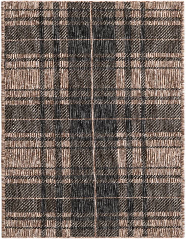 Detail image of 2' x 5' 3 Easy-Clean Checkered Indoor / Outdoor Runner Rug