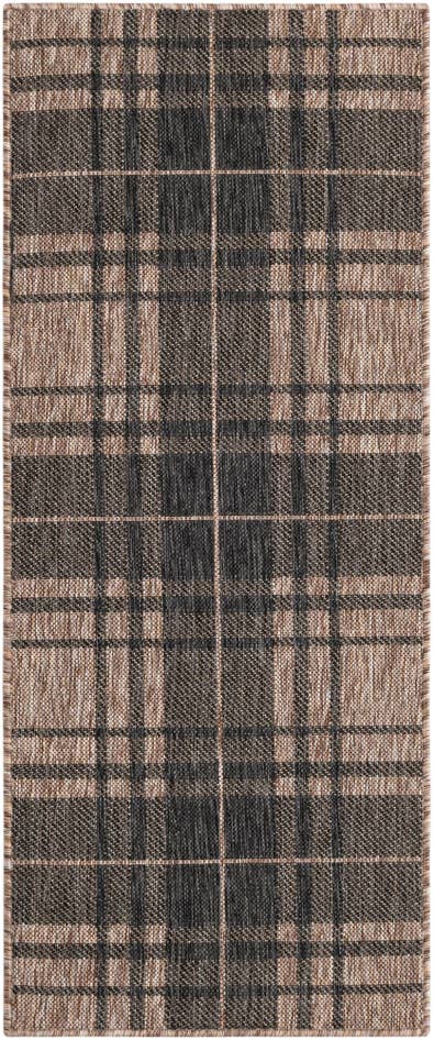 Detail image of 2' x 5' 3 Easy-Clean Checkered Indoor / Outdoor Runner Rug