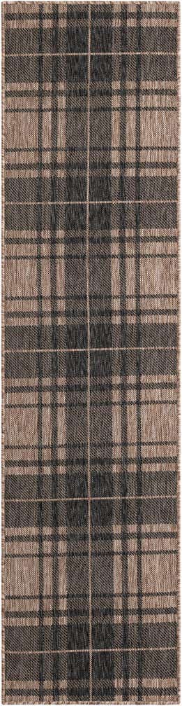 2' x 8' Easy-Clean Checkered Indoor / Outdoor Runner Rug