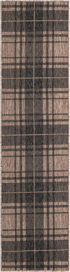 Detail image of 2' x 8' Easy-Clean Checkered Indoor / Outdoor Runner Rug