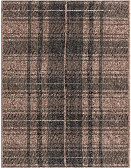 Detail image of 2' 7 x 10' Easy-Clean Checkered Indoor / Outdoor Runner Rug