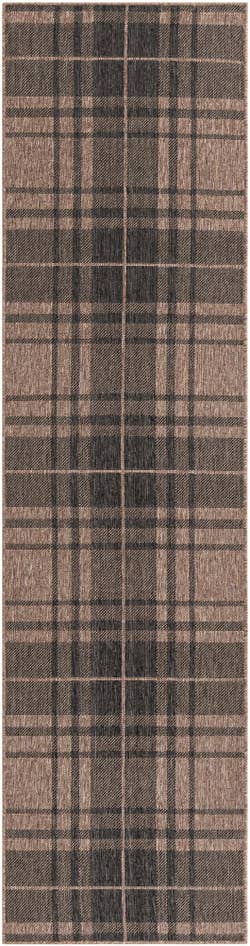 Detail image of 2' 7 x 10' Easy-Clean Checkered Indoor / Outdoor Runner Rug