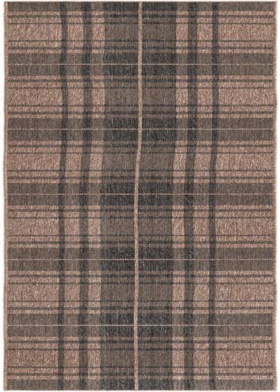 2' 7 x 13' Easy-Clean Checkered Indoor / Outdoor Runner Rug
