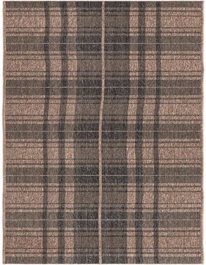 Detail image of 2' 7 x 13' Easy-Clean Checkered Indoor / Outdoor Runner Rug