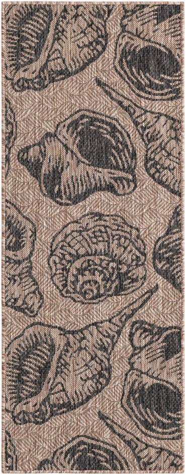 Detail image of 2' x 5' 3 Easy-Clean Coastal Indoor / Outdoor Runner Rug