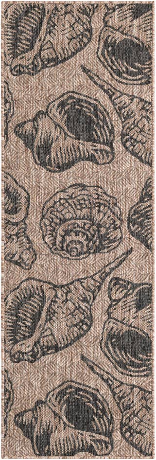 Detail image of 2' x 6' Easy-Clean Coastal Indoor / Outdoor Runner Rug
