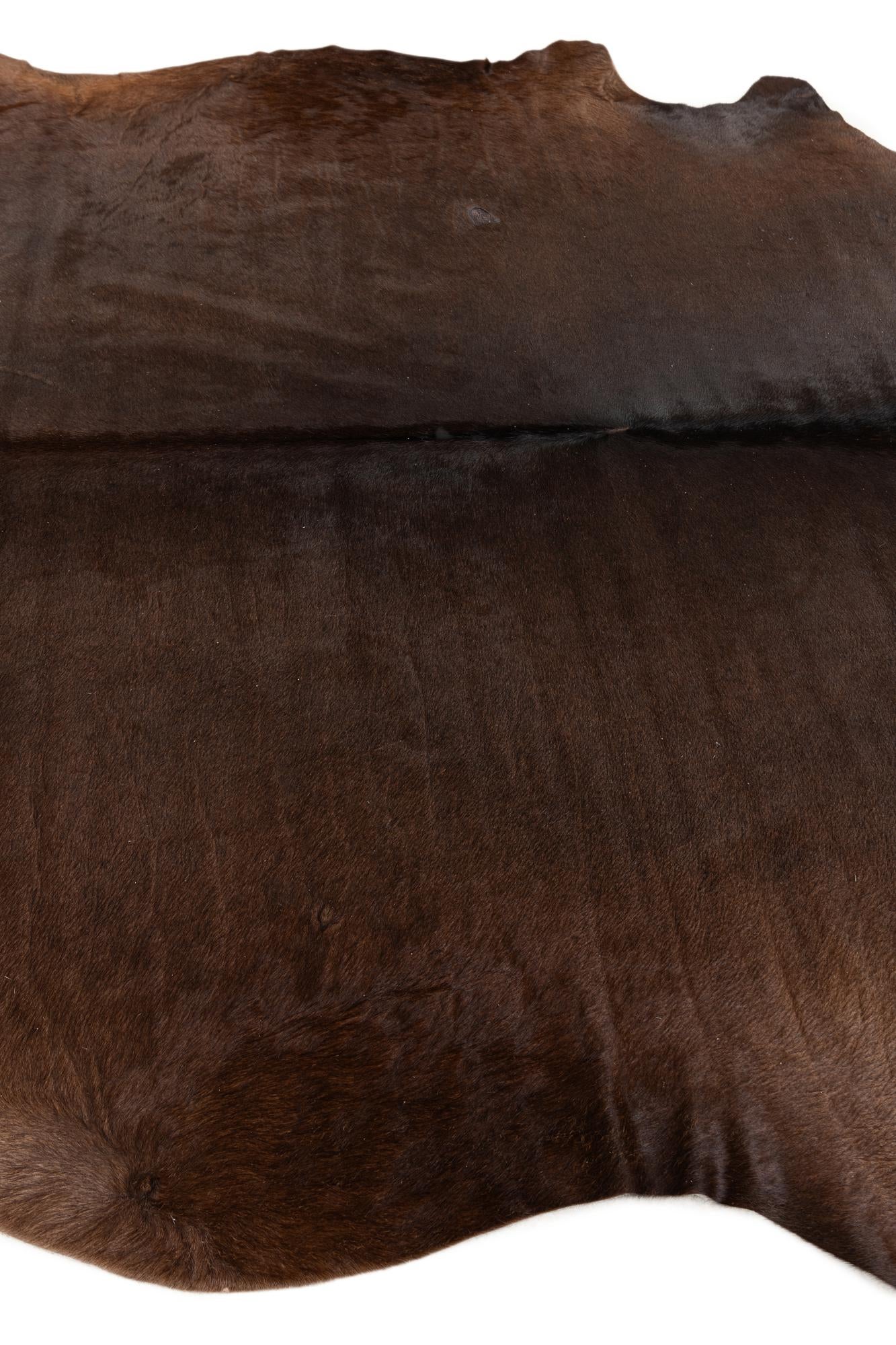 6' 2 x 6' 5 Cowhide Leather Square Rug