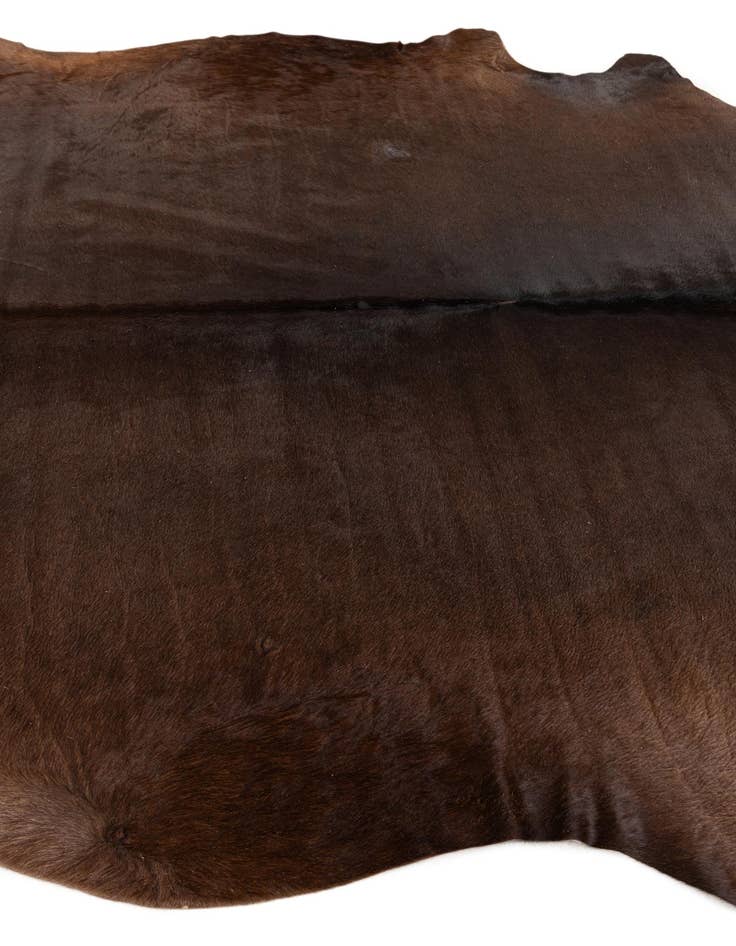 Detail image of 6' 2 x 6' 5 Cowhide Leather Square Rug
