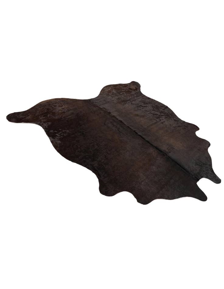 Detail image of 5' 5 x 5' 10 Cowhide Leather Square Rug