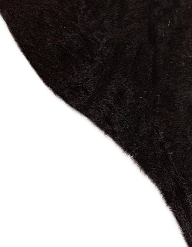 Detail image of 5' 5 x 5' 10 Cowhide Leather Square Rug