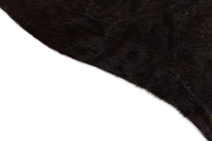 Detail image of 5' 5 x 5' 10 Cowhide Leather Square Rug