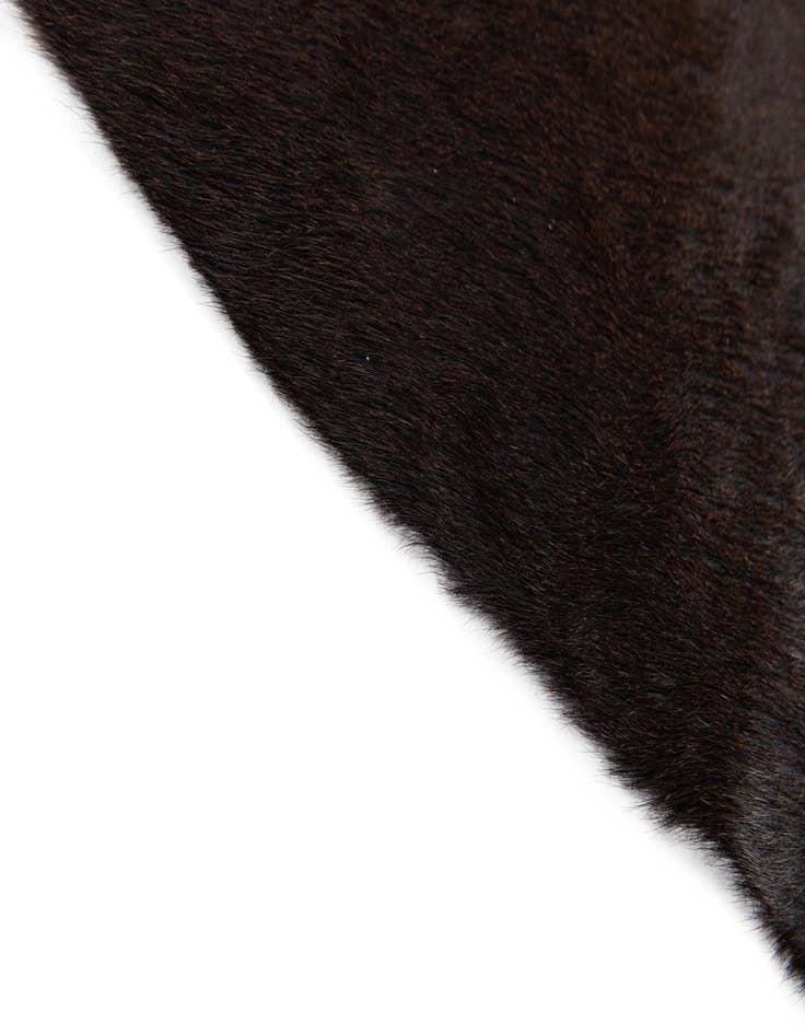 Detail image of 4' 5 x 4' 9 Cowhide Leather Square Rug