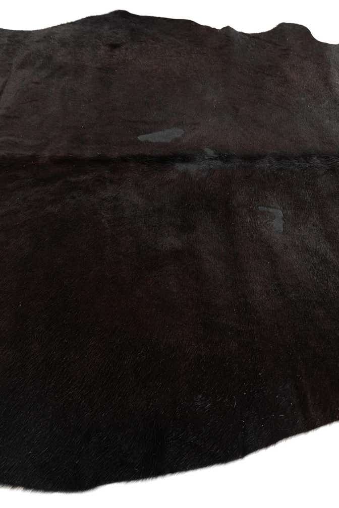 4' 9 x 5' 4 Cowhide Leather Square Rug