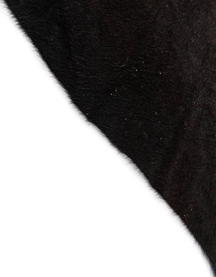 Detail image of 4' 9 x 5' 4 Cowhide Leather Square Rug