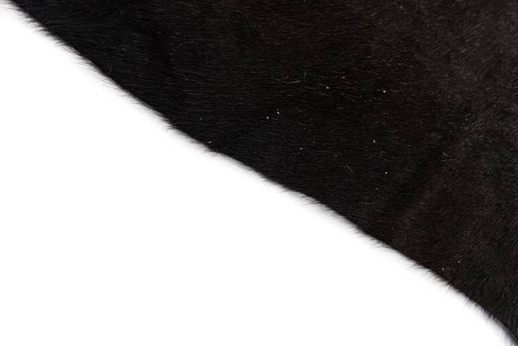 Detail image of 4' 9 x 5' 4 Cowhide Leather Square Rug