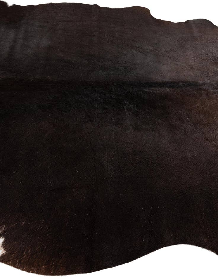 Detail image of 4' 5 x 4' 11 Cowhide Leather Square Rug