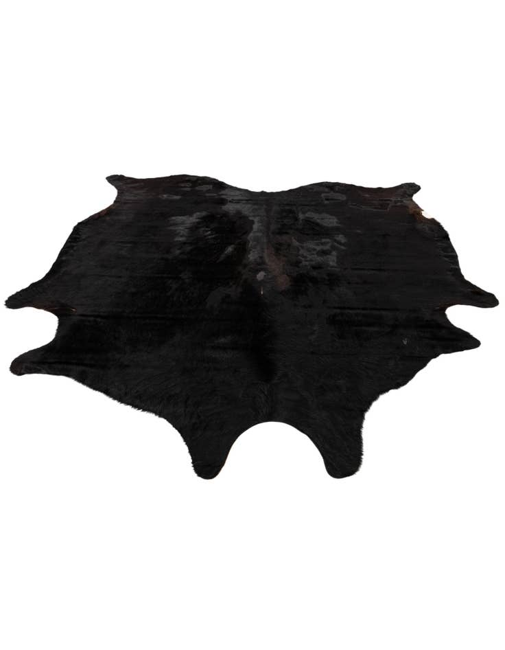 Detail image of 6' 6 x 6' 11 Cowhide Leather Square Rug