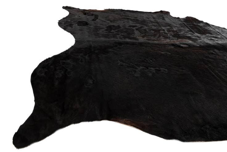 Detail image of 6' 6 x 6' 11 Cowhide Leather Square Rug