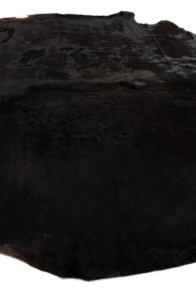 6' 6 x 6' 11 Cowhide Leather Square Rug