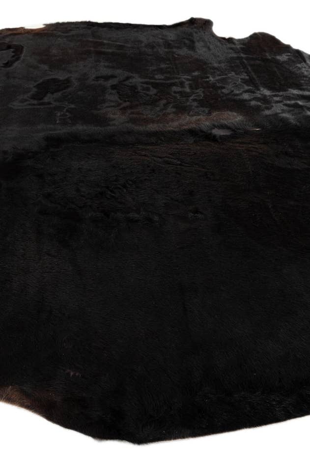 Detail image of 6' 6 x 6' 11 Cowhide Leather Square Rug