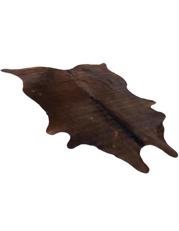 Detail image of 5' x 5' Cowhide Leather Square Rug