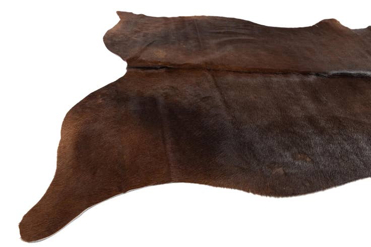 Detail image of 5' x 5' Cowhide Leather Square Rug