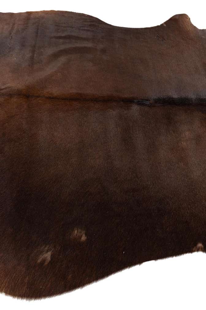 5' x 5' Cowhide Leather Square Rug