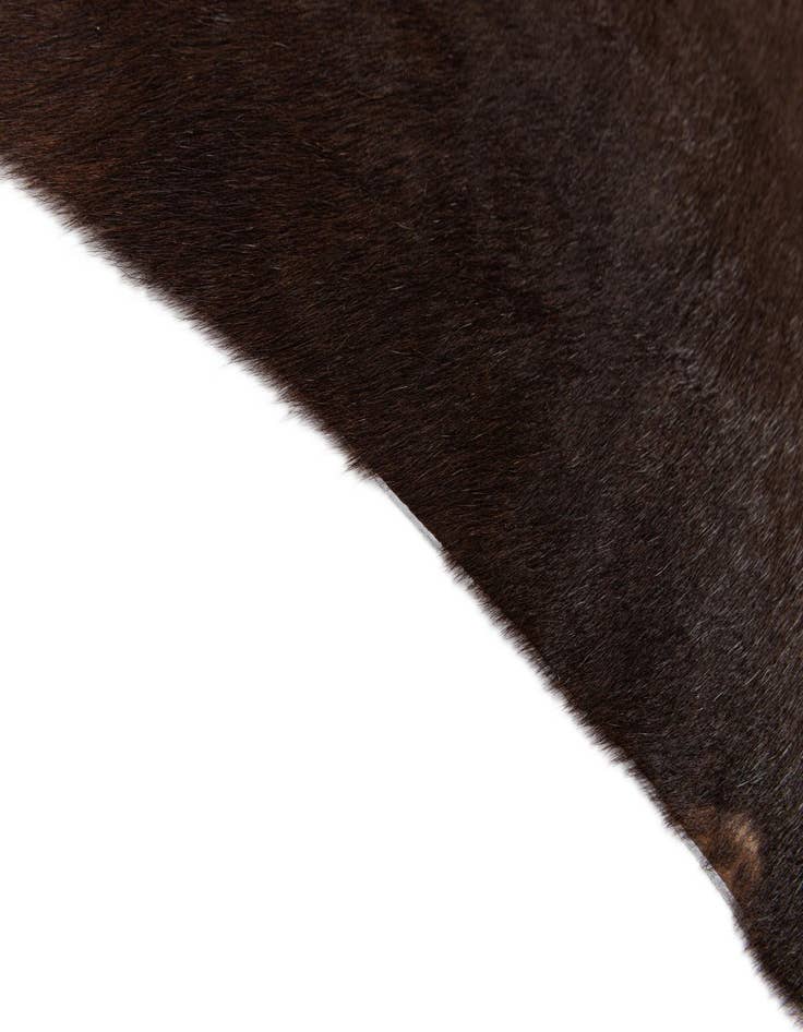 Detail image of 5' x 5' Cowhide Leather Square Rug