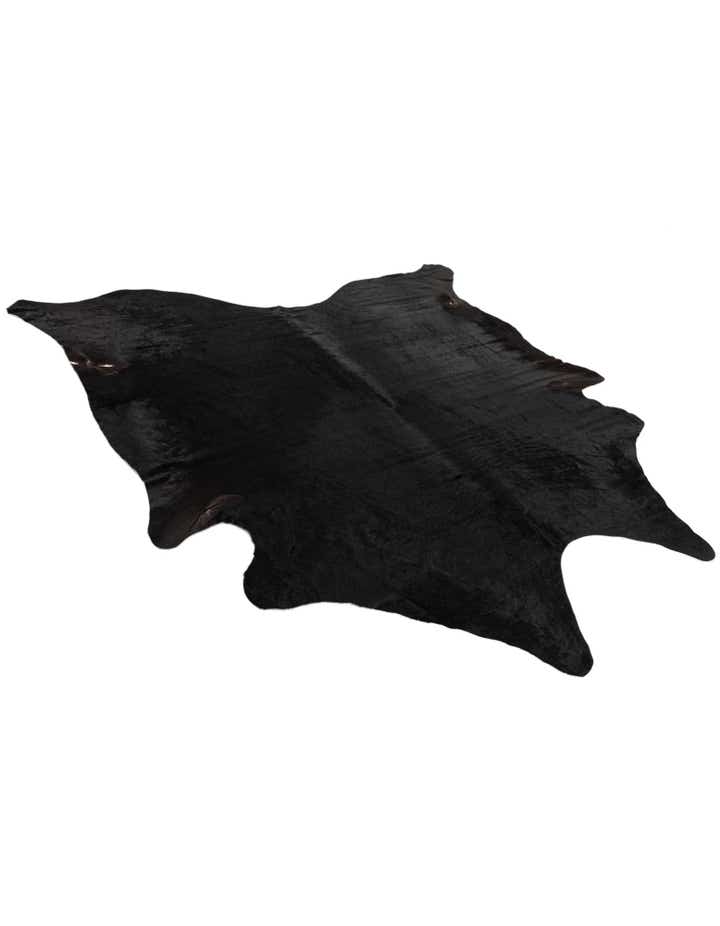 6' 4 x 6' 5 Cowhide Leather Square Rug
