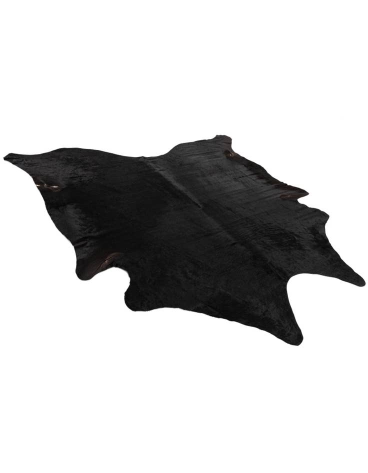 Detail image of 6' 4 x 6' 5 Cowhide Leather Square Rug