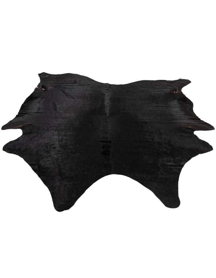 6' 4 x 6' 5 Cowhide Leather Square Rug