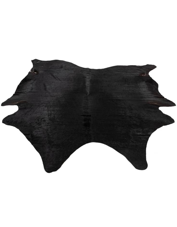 Detail image of 6' 4 x 6' 5 Cowhide Leather Square Rug