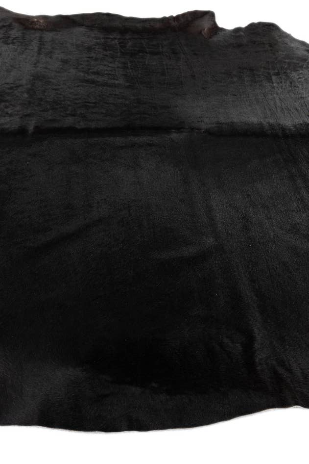 Detail image of 6' 4 x 6' 5 Cowhide Leather Square Rug