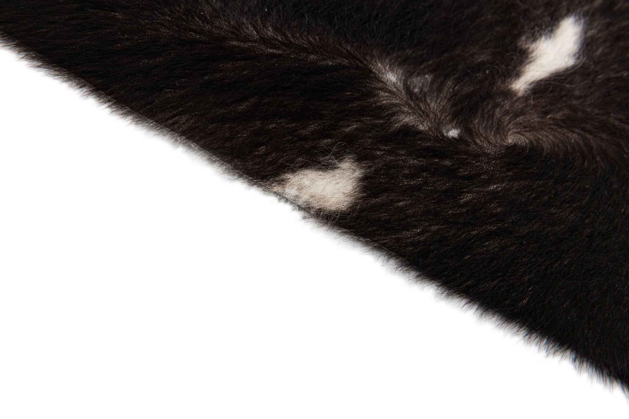 6' 4 x 6' 5 Cowhide Leather Square Rug