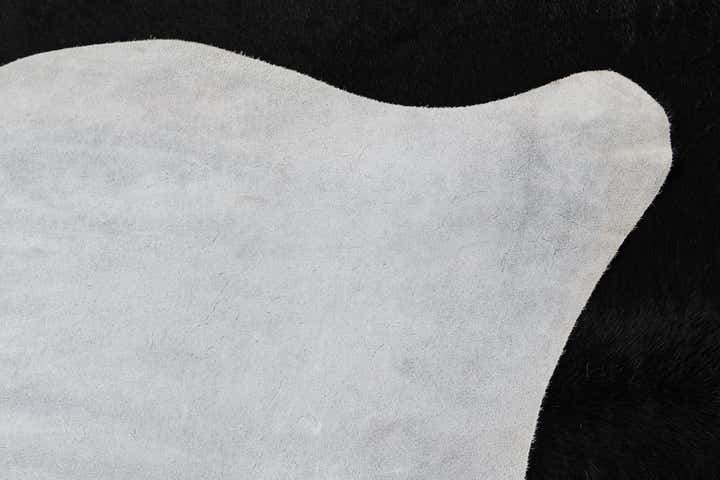 6' 4 x 6' 5 Cowhide Leather Square Rug