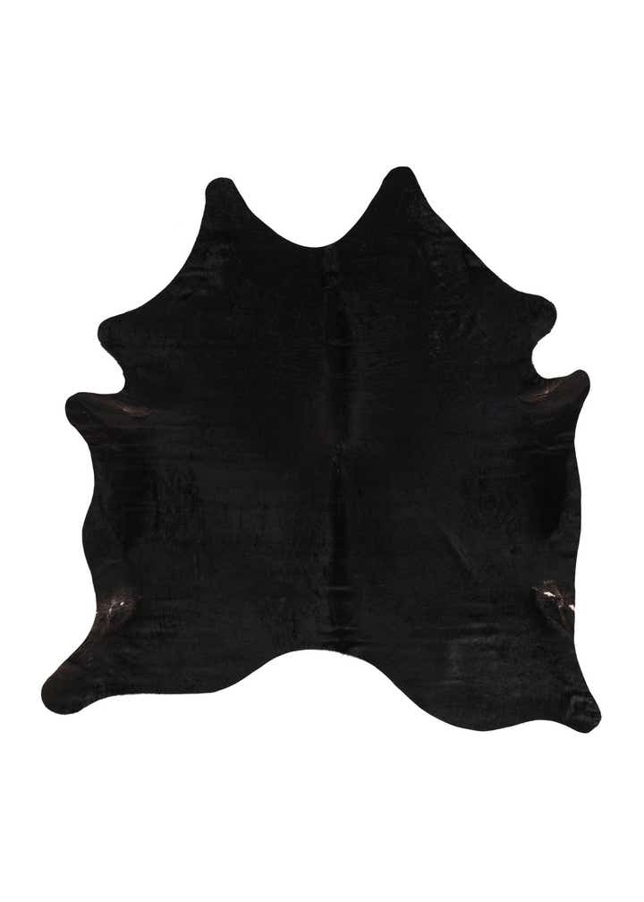 6' 4 x 6' 5 Cowhide Leather Square Rug