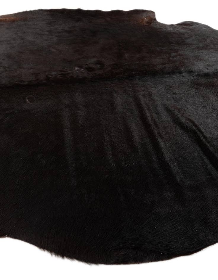 Detail image of 6' 2 x 6' 8 Cowhide Leather Square Rug